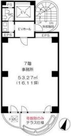 SNT渋谷ビル 7階 間取り図