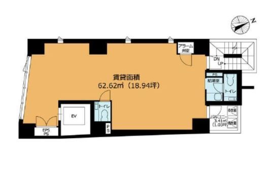 VORT四谷 9階 間取り図