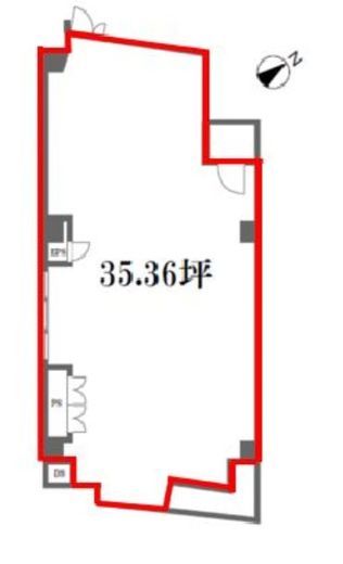 ARISTO原宿 1階 間取り図