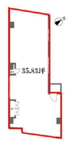 ARISTO原宿 2階 間取り図