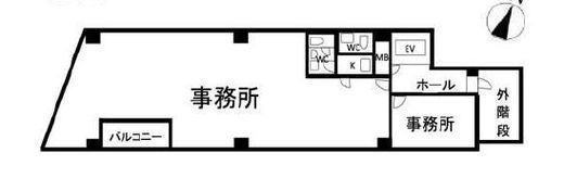 日本橋末広ビル 5階 間取り図