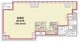 赤坂二丁目ビル 2階 間取り図