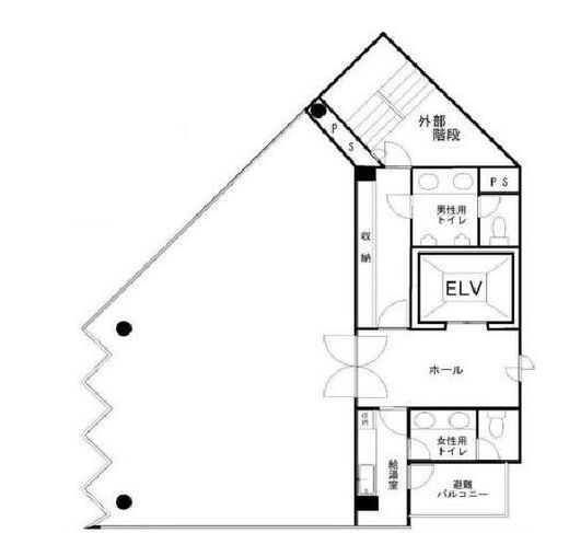 JESCO赤坂表町ビル (旧：ASOビルディング) 5階 間取り図