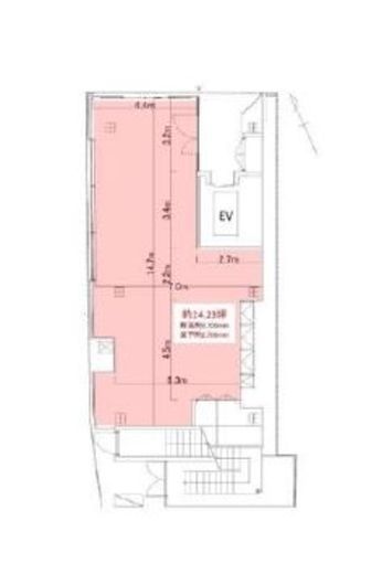 ディア・ライフ神楽坂 1階 間取り図