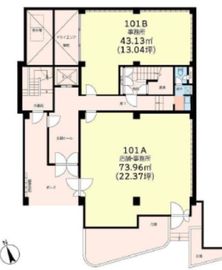 麹町アネックス 1階 間取り図