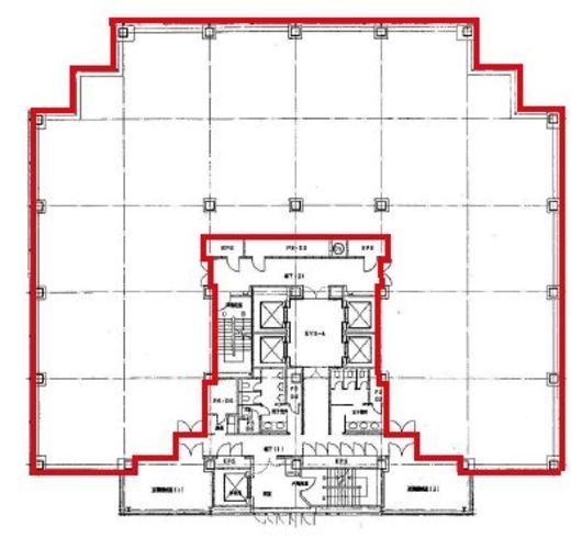 FOREFRONT TOWERII 8階 間取り図