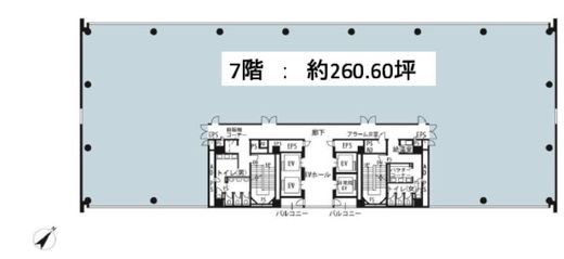KDX晴海ビル 7階 間取り図