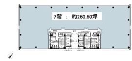 KDX晴海ビル 7階 間取り図