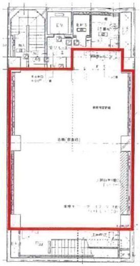 TWG銀座イースト(旧:第27中央ビル) B1階 間取り図