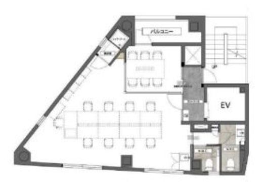 THE GATE ICHIGAYA 8階 間取り図