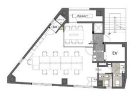 THE GATE ICHIGAYA 8階 間取り図