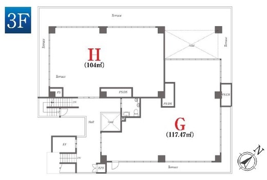 ARISTO広尾 G 間取り図