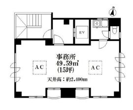 オカジマビル 3-5階 間取り図
