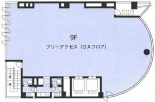幡ヶ谷ニューセンタービル 9階 間取り図