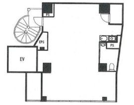 eisuビル市ヶ谷 2階 間取り図