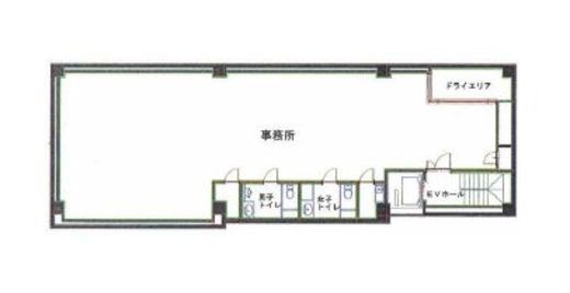 神田ノーザンビル 地下1階 間取り図