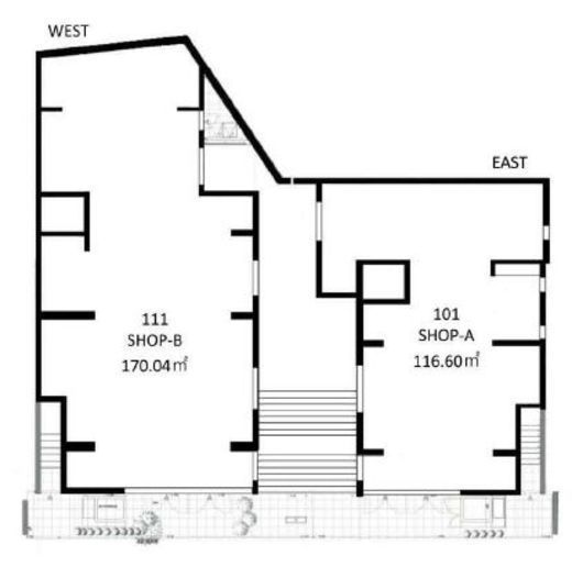 エスセナーリオ赤坂 (店舗) 111 間取り図