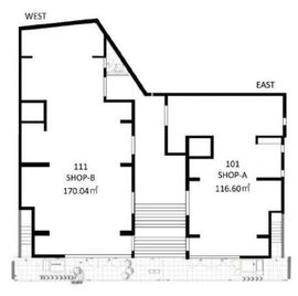 エスセナーリオ赤坂 (店舗) 111 間取り図