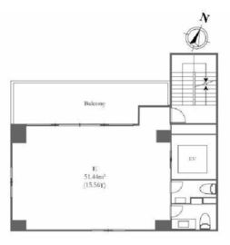 HOYO新虎ビル 10階 間取り図