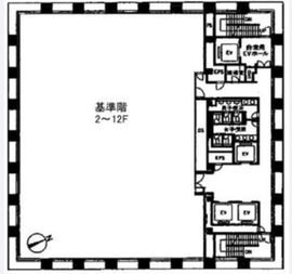 高田馬場センタービル 3階 間取り図