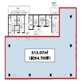 KDX三田ビル 5階 間取り図