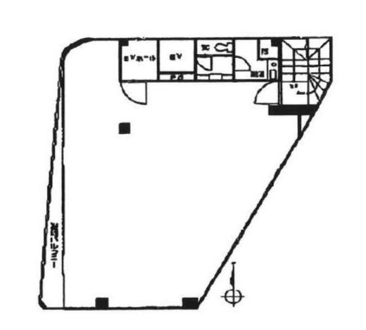 坂本ビル(広尾) 4階 間取り図
