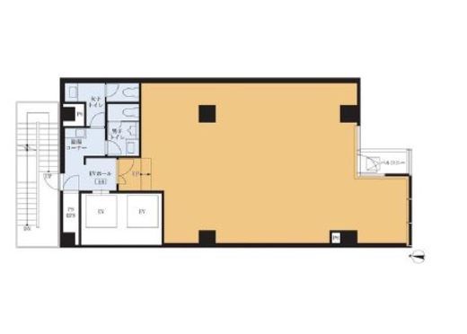 VORT麹町plus (ボルト麹町プラス) 2階 間取り図