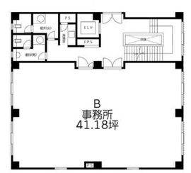 美土代ビル 3階B 間取り図
