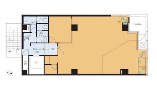 VORT麹町plus (ボルト麹町プラス) 9階 間取り図