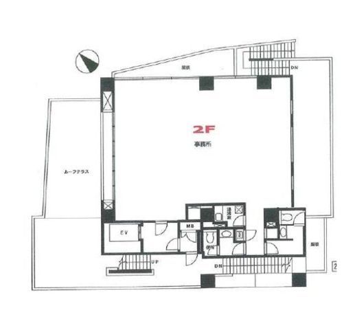 パークサイド神山 (事務所) 2階 間取り図