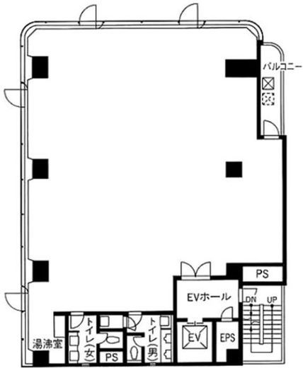 青山SIビル 5階 間取り図