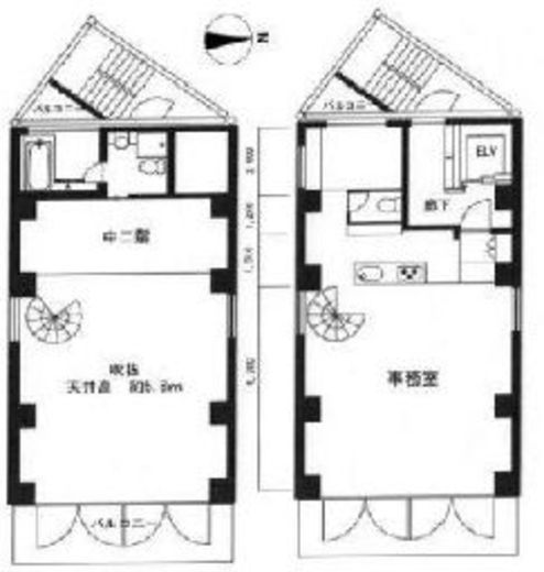 エイト・バイ・エイチビル 6階 間取り図