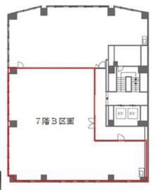 KN代官山 7階B 間取り図
