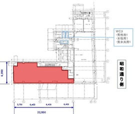 銀座YOMIKOビル B1階 間取り図