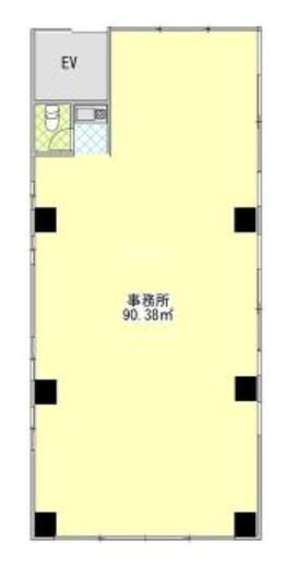 ラコンテ神楽坂 1階 間取り図