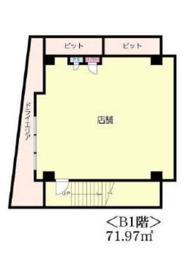 Barbizon59 B1階 間取り図