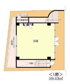 Barbizon59 1階 間取り図
