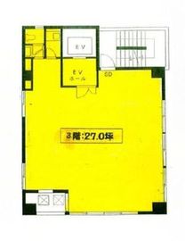 細矢ビル 3階 間取り図