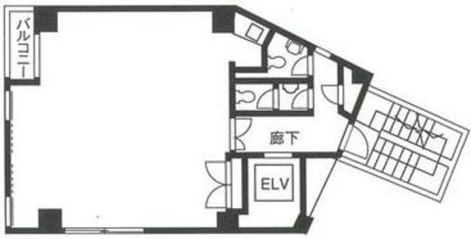 兼七ビル 5階 間取り図
