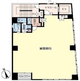 西桜ビル 2階 間取り図