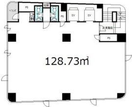 清水橋矢部ビル 501 間取り図