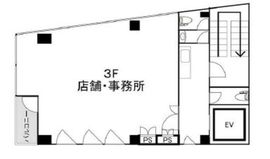 椿やビル 3階 間取り図