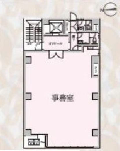 芝大門トーセイビル 4階 間取り図