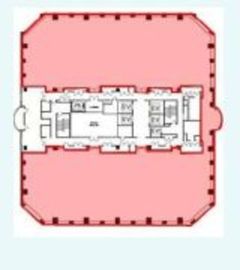 天王洲パークサイドビル 13階 間取り図