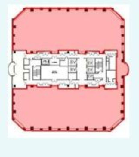 天王洲パークサイドビル 15階 間取り図