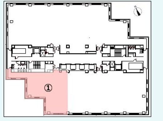 芝浦スクエアビル 13階 間取り図