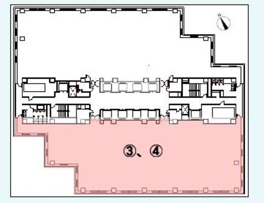 芝浦スクエアビル 18階 間取り図