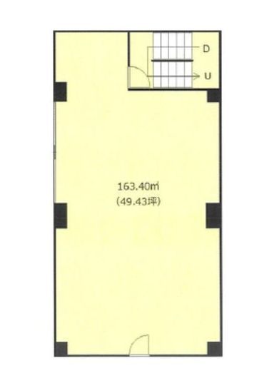 銀座サニービル 1階 間取り図