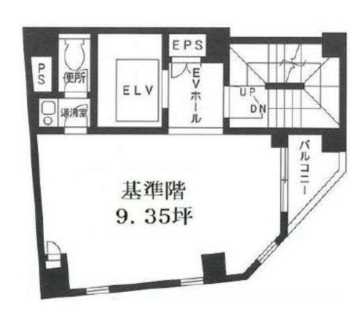 銀座セレンシービル 6階 間取り図