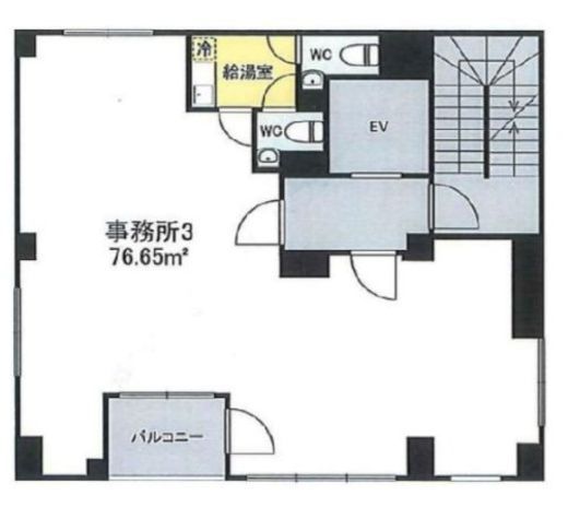 銀座スカイビル 901 間取り図
